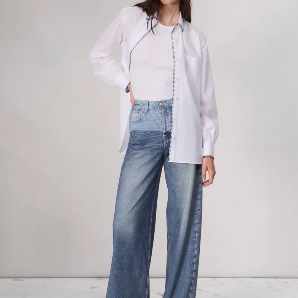 Rag & bone Miramar Sofie Wide-Leg Pants
Cotton Terry NWT 24